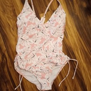 Pink One Piece Bathing Suit